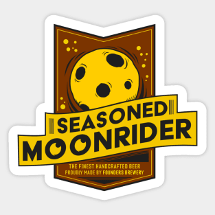 Deep Rock Galactic Seasoned Moonrider Beer from the Abyss Bar Sticker